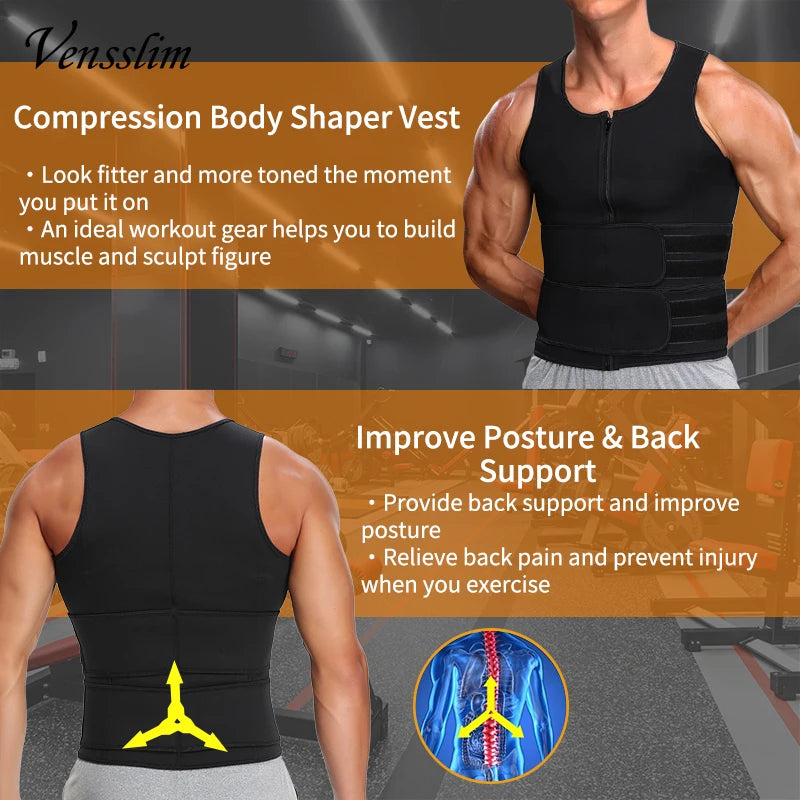 Men's Body Shaper Waist Fat Burner