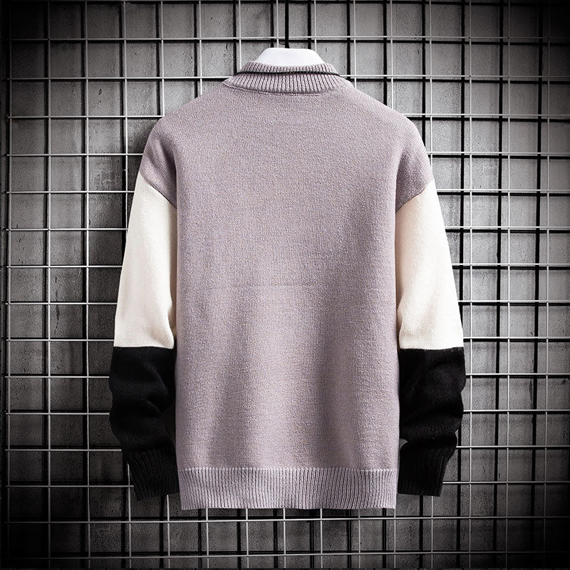 Sweater Round Collar Sweater