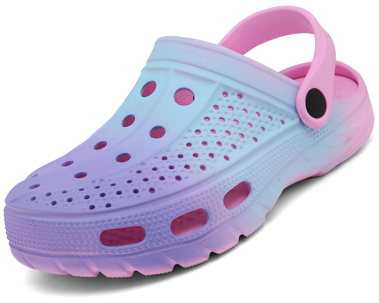 Women and Men Orthopedic Clogs Arch Support Garden Shoes Sandals Slippers with Plantar Fasciitis Feet Insoles,Sweet Pink,9.5-10.5 Women/7.5-8.5 Men