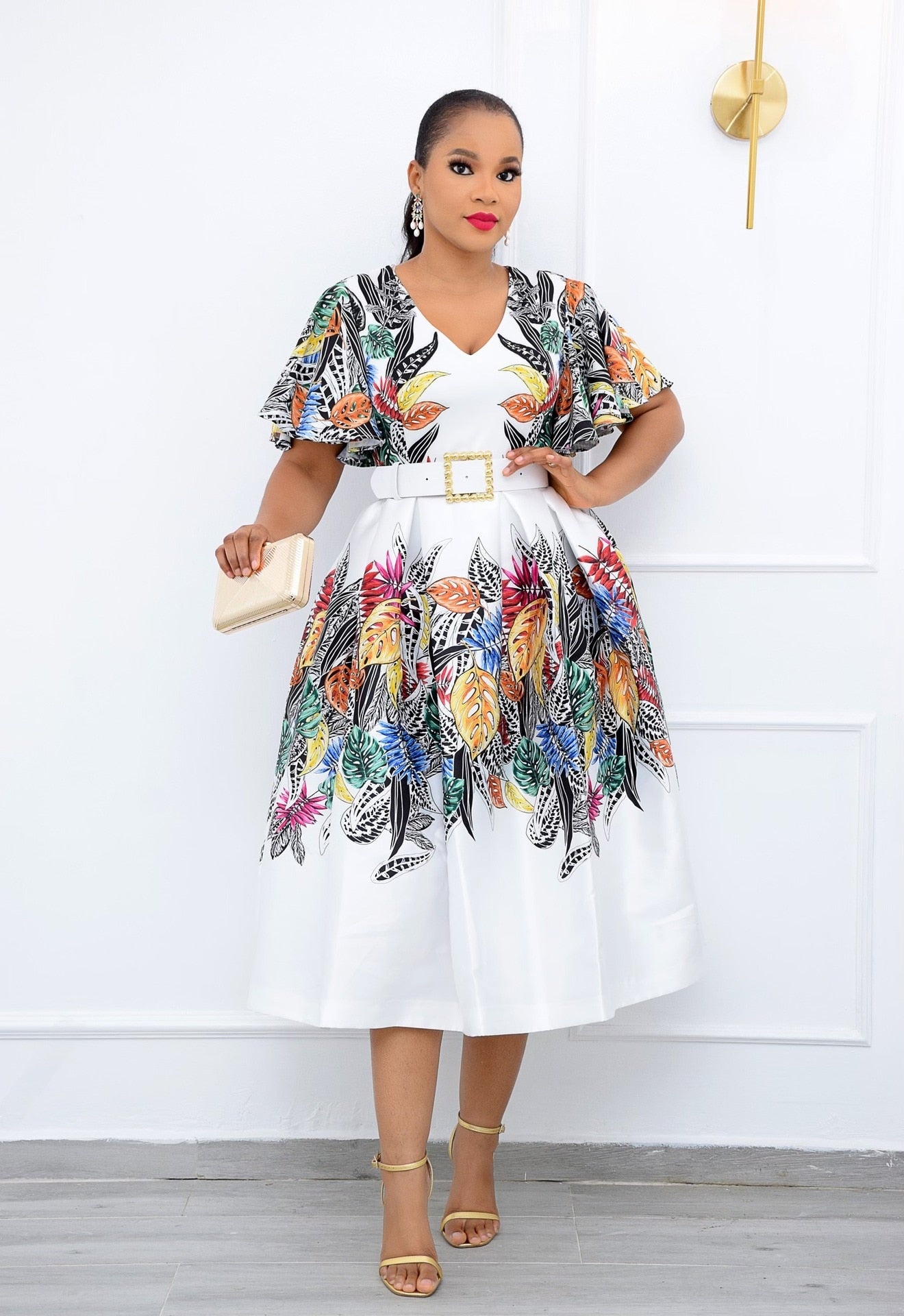 Vintage Flowery Dress