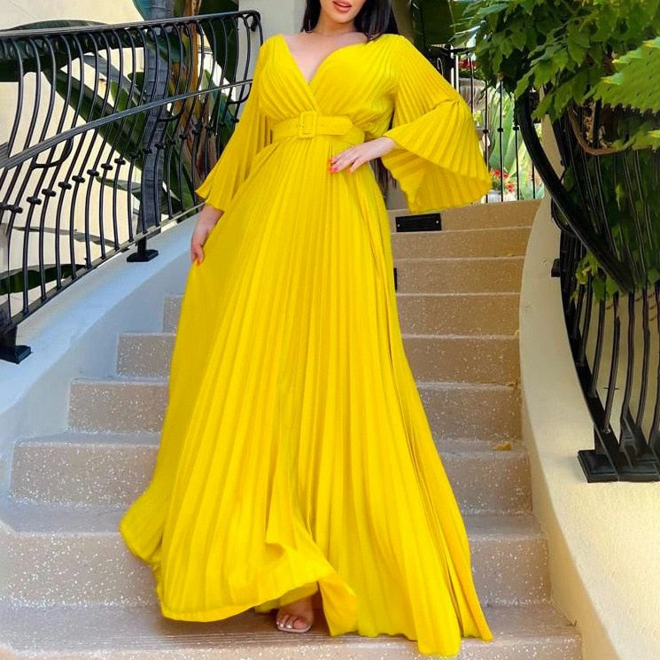 High Quality Maxi Dress spring and Autumn