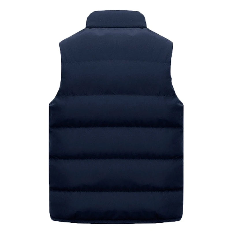 Mens Vest Jacket Warm Sleeveless Jackets