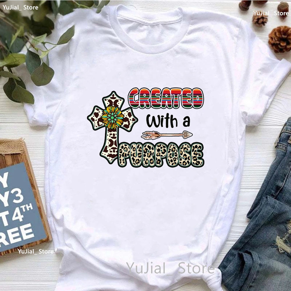 Jesus Graphic Print T-Shirt