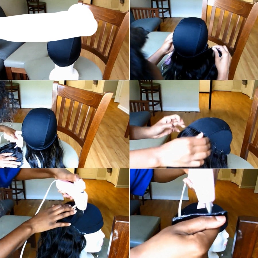 Hair Net Breathable Wig Cap Mesh With Wig Grip