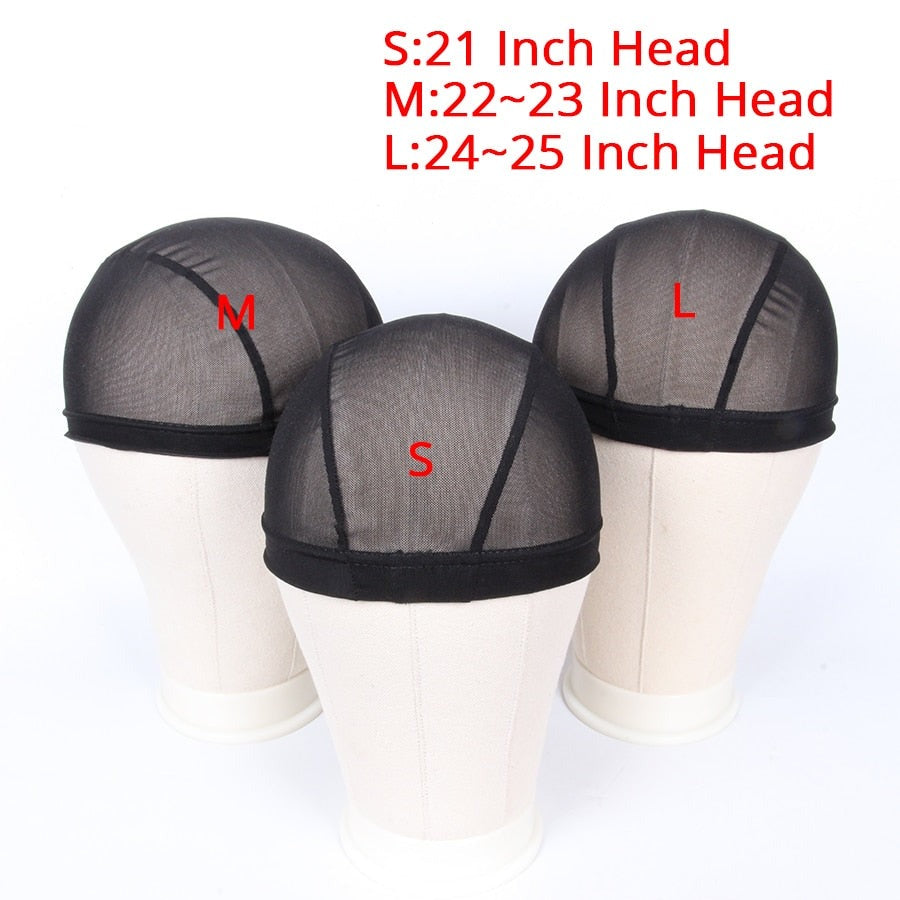 Hair Net Breathable Wig Cap Mesh With Wig Grip