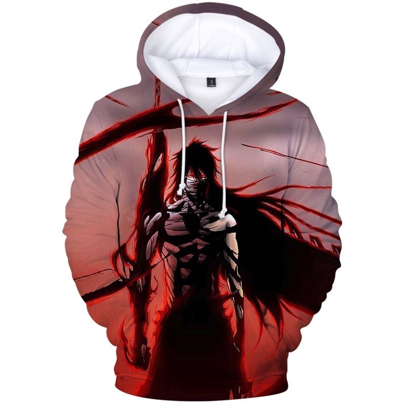 Anime Bleach Print 3d Hoodies Sweatshirt for Men