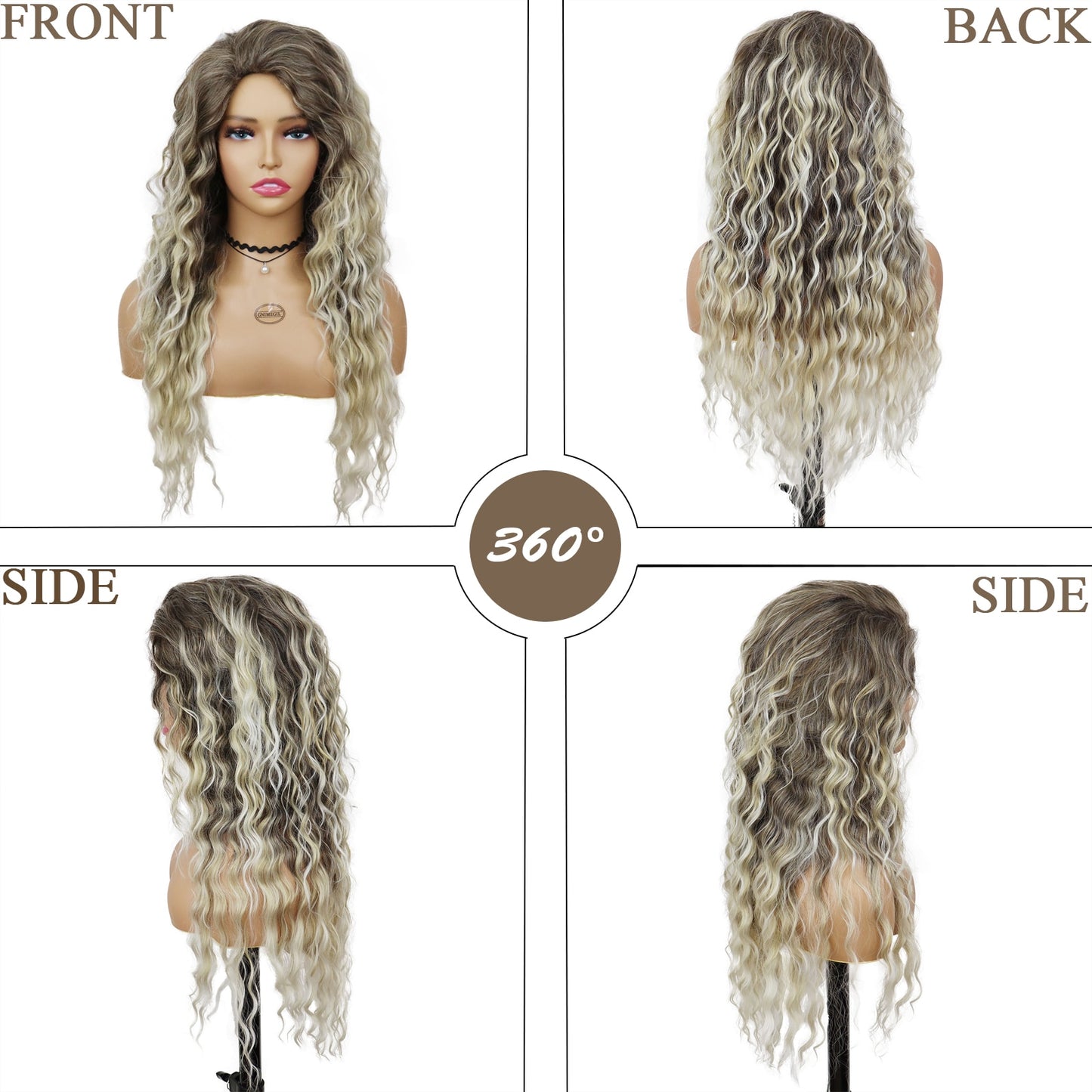 Synthetic Long Curly Hair Wig For Women