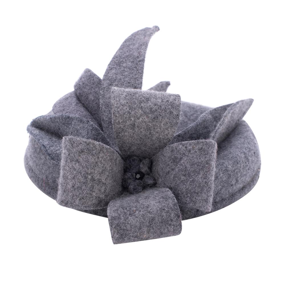 Wool Felt Fascinators Pillbox Party Hat for Women