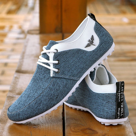 Lace-up Linen Cloth Breathable Casual Shoes