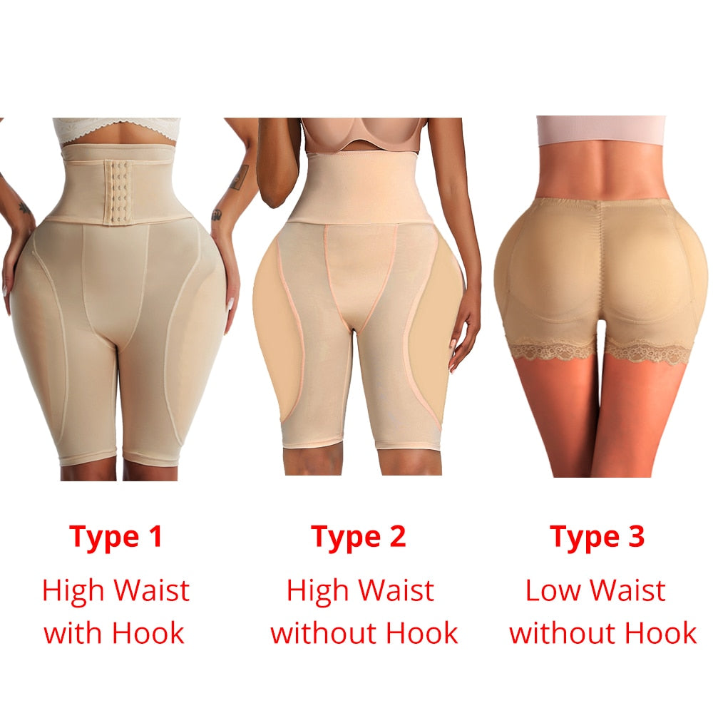 Body Shaper Underwear High Waist Hip Padded Enhancer Panty