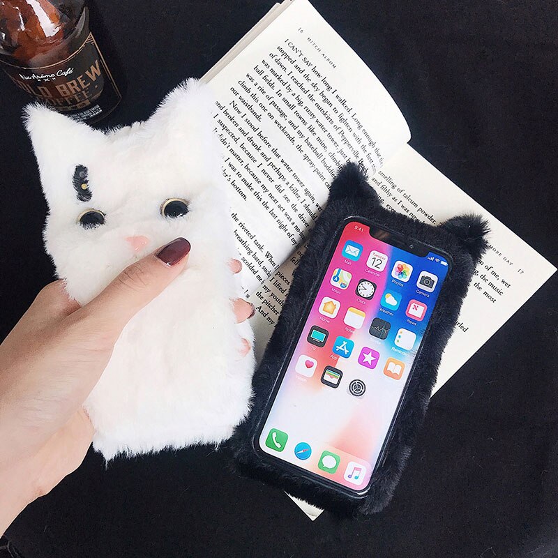 Cat Furry fluffy Warm Phone Case