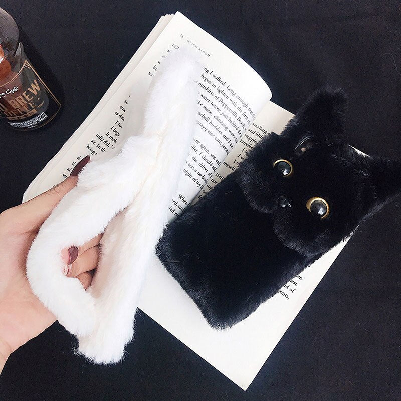 Cat Furry fluffy Warm Phone Case