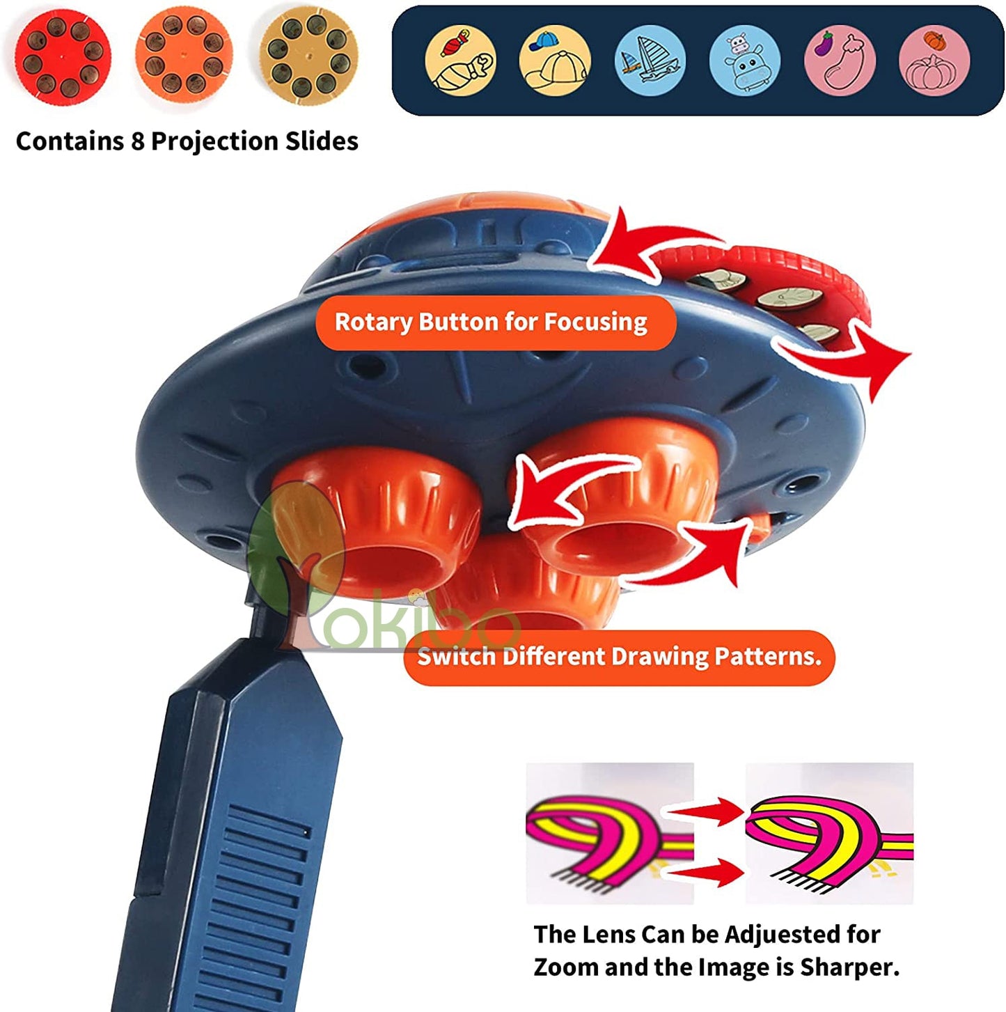 Led Projector Art Drawing Table Toys for Kids