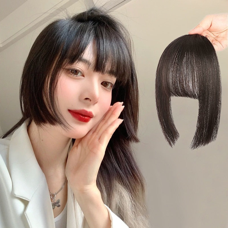 Clip In Bangs Hair Extension Wig