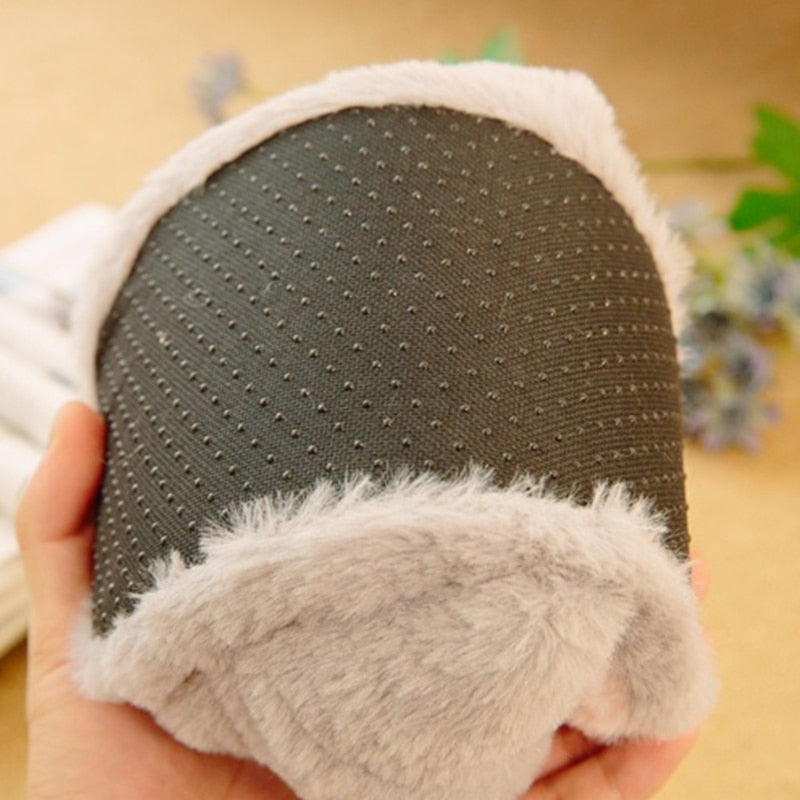 Cat Paw Fluffy Slippers for Women