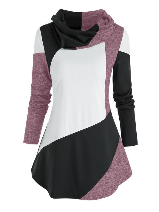 Contrast Color Top for Women