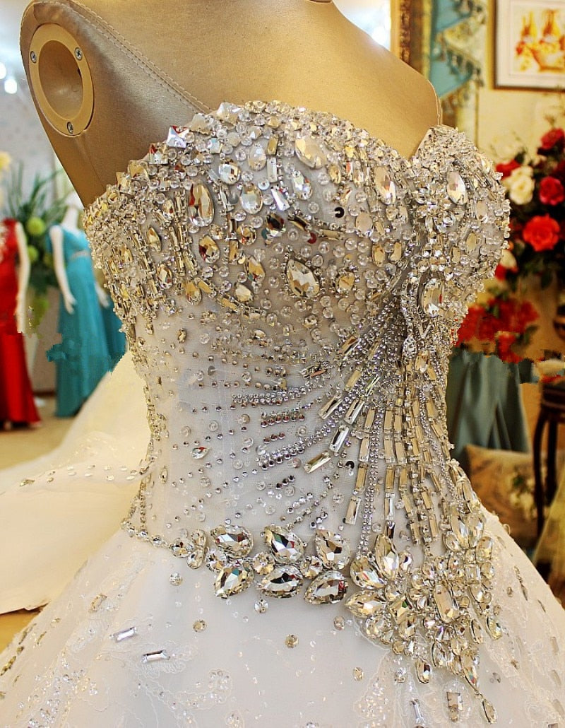 Luxury Crystal Wedding Dress