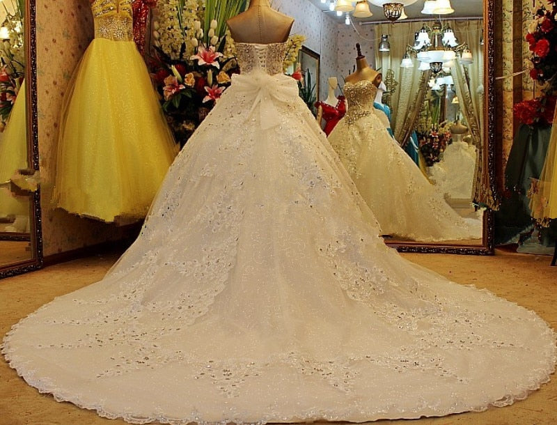 Luxury Crystal Wedding Dress
