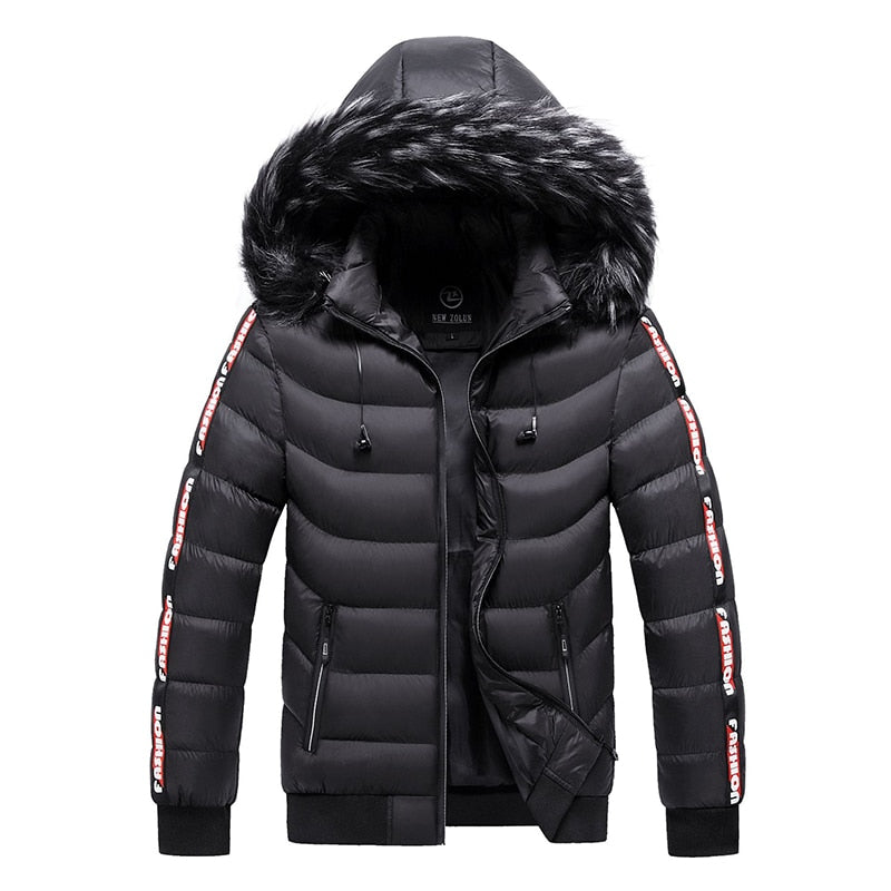 Hooded Puffer Jacket for Men