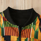 African Jacket + Skirt for Girls 2 Piece Set