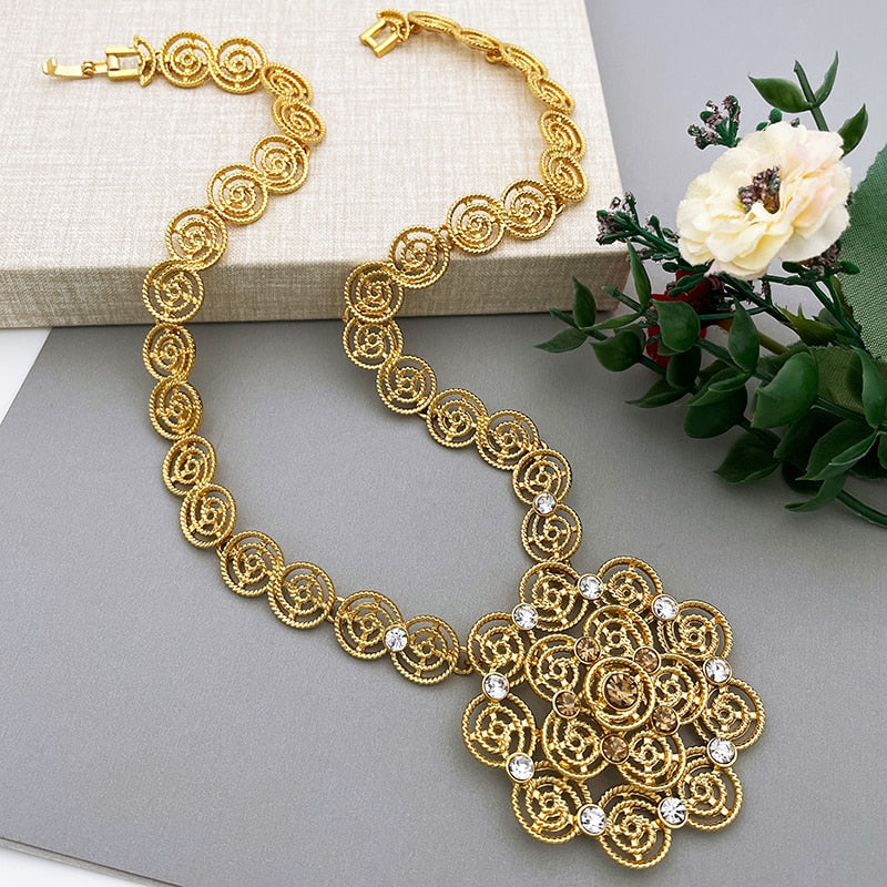 Fashion Jewelry Sets Gold Color