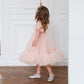 Pink Tulle Gown Flower Girl Dress