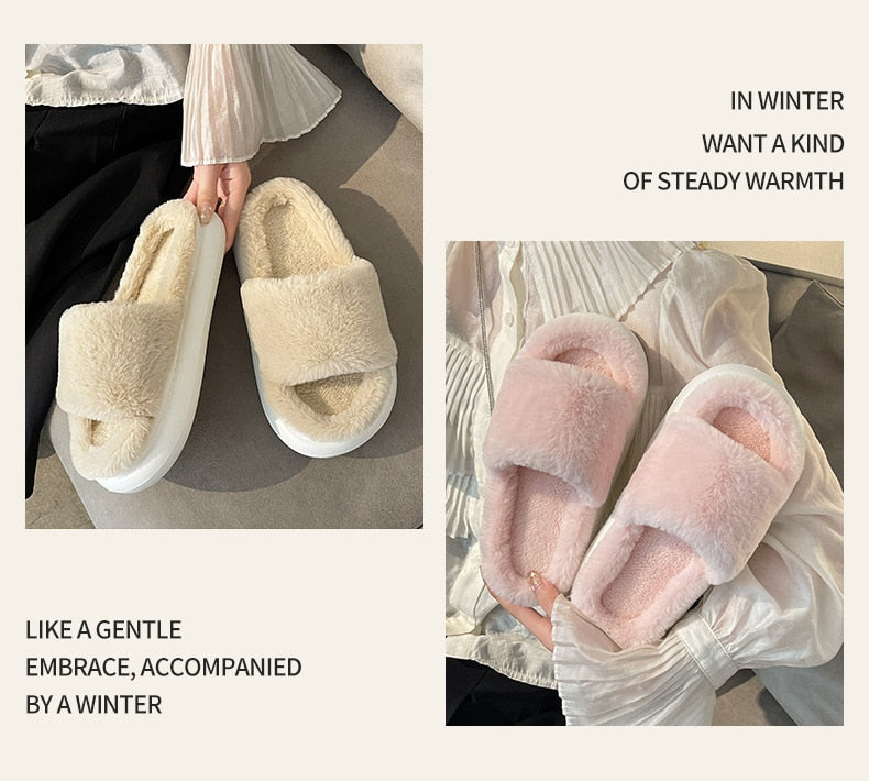 Fluffy Slippers for Women