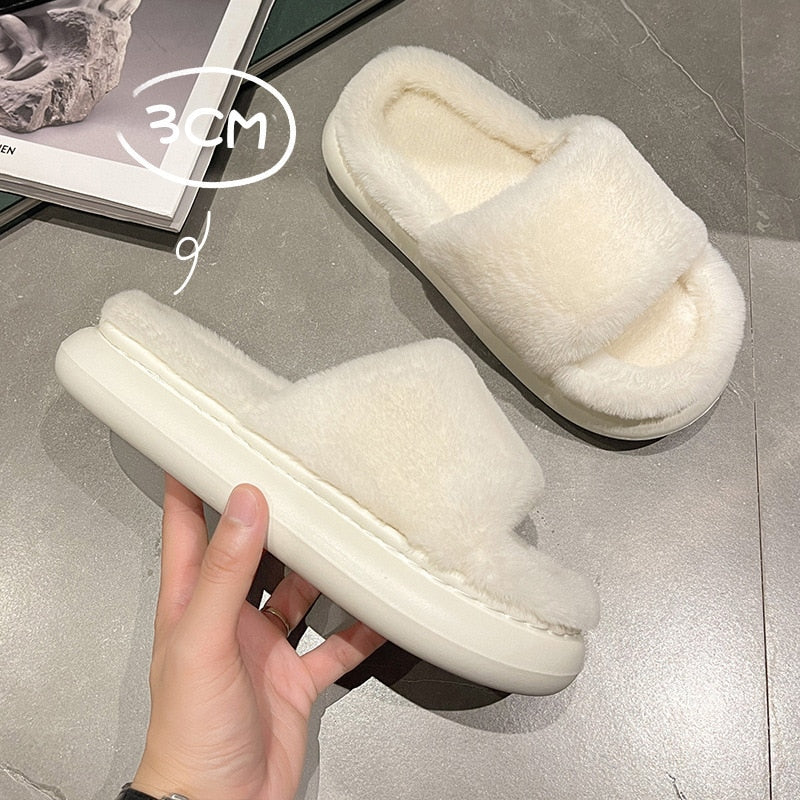 Fluffy Slippers for Women