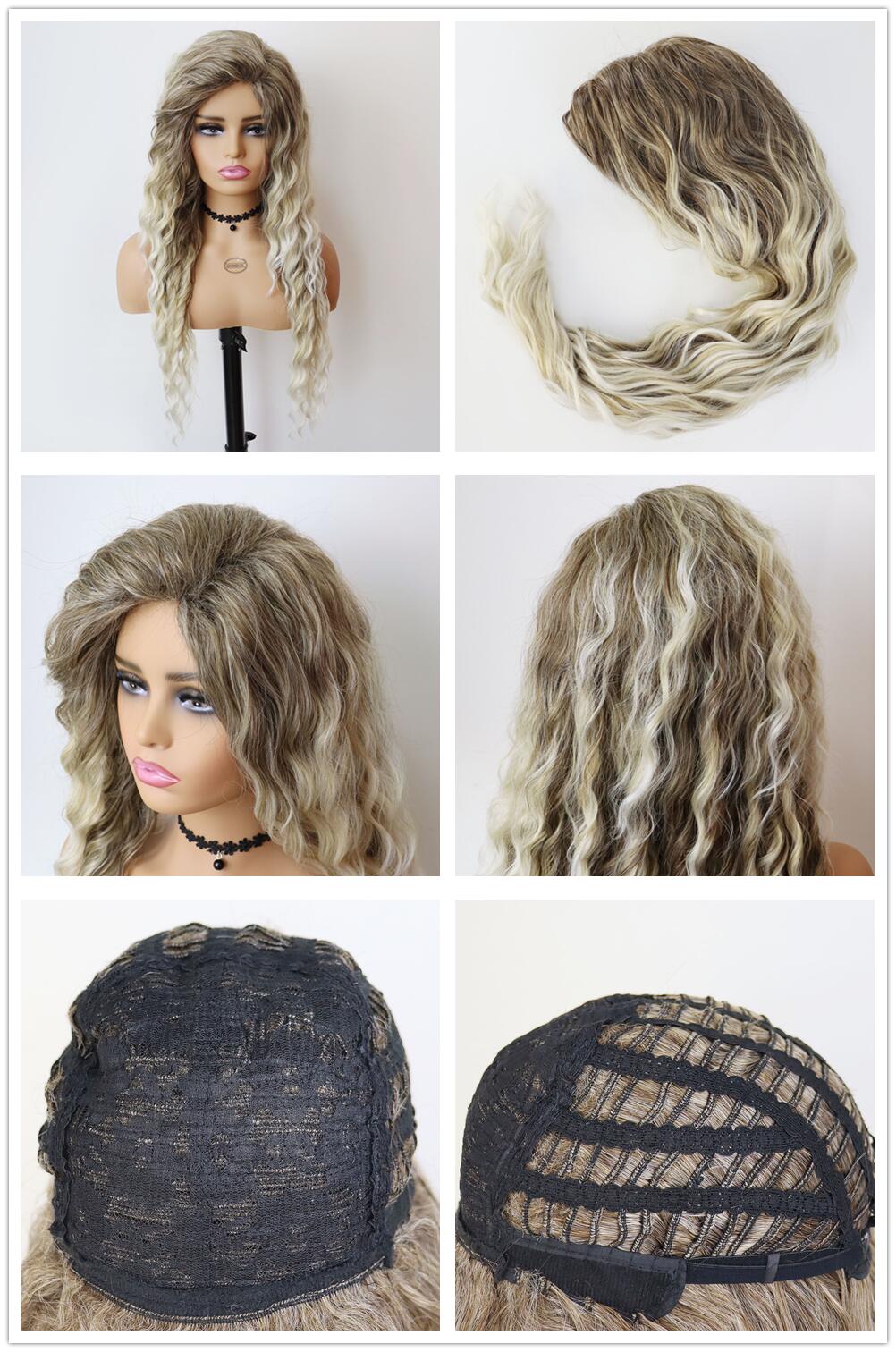 Waving Hair Long Curly Synthetic Wig