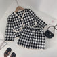 Long sleeves Jacket Top + Short Skirt Two-piece Set