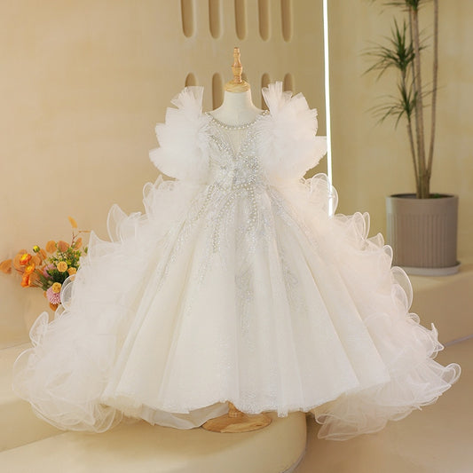 Fluffy Dress Flower Girl Wedding Dress