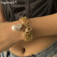 Pearl Pendant Bracelet Bangle for Women