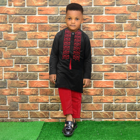 African Clothing for Boys Two Piece Set