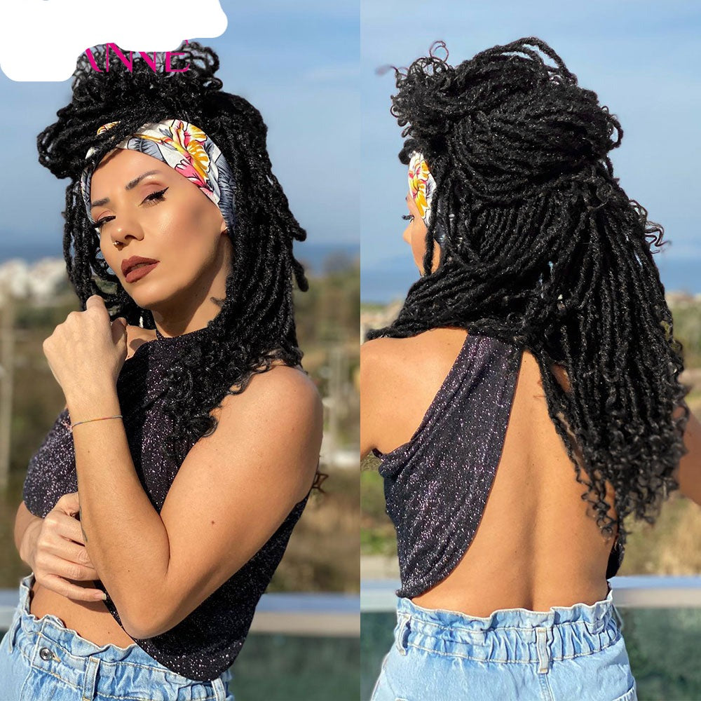 Long Headband Dreadlock Wig Synthetic hair