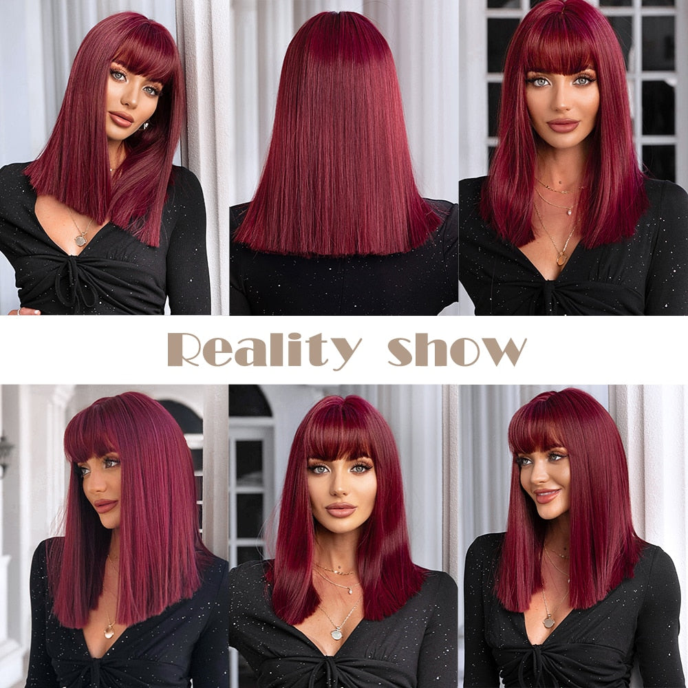 Colored Synthetic Wig For Women