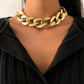 High Quality Punk Lock Chain Necklace for Women