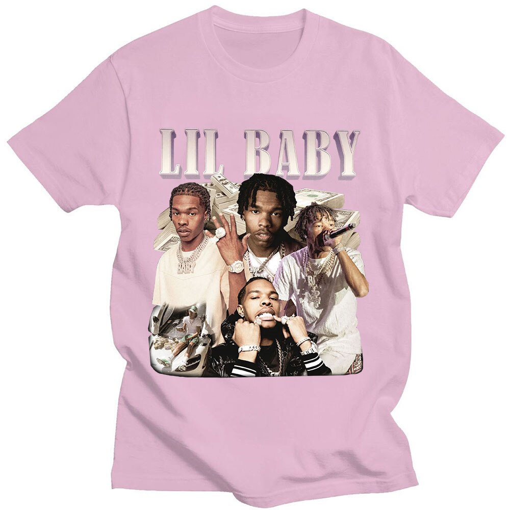 Lil Baby Hip Hop T-shirt Vintage Top