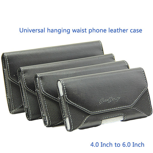 Double Layer Canvas Coin Key Card Holder Phone Cover Case Waist Bag