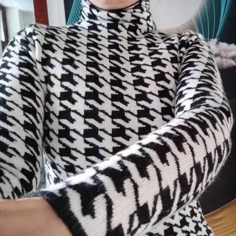 Turtleneck Autumn Top for Women