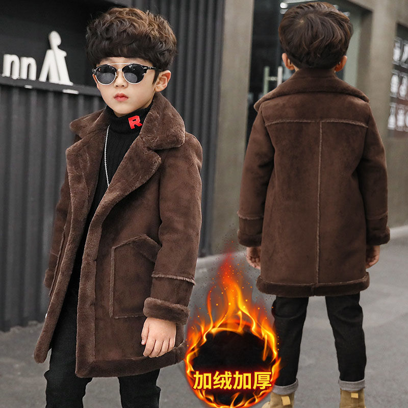 Quality Winter Plus Velvet Thicken Jacket Coat for Kids