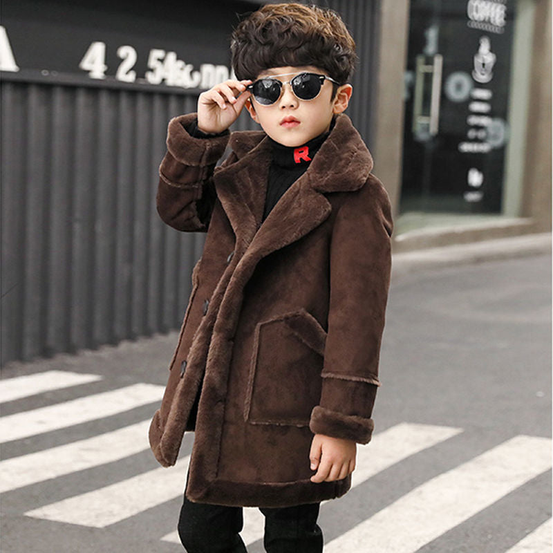 Quality Winter Plus Velvet Thicken Jacket Coat for Kids