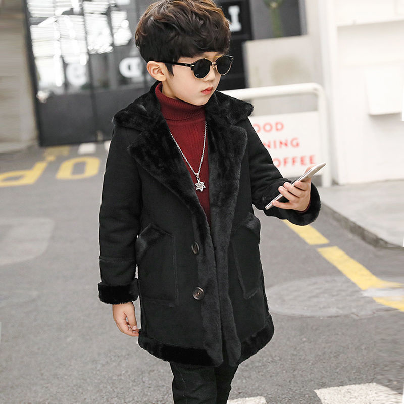 Quality Winter Plus Velvet Thicken Jacket Coat for Kids