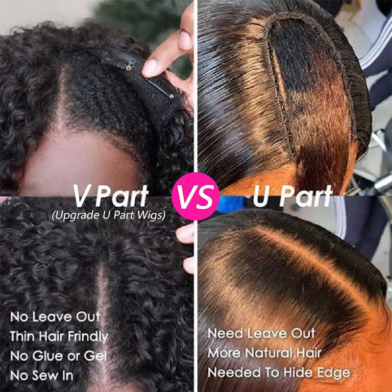 Yaki Straight Human Hair Wig For Women