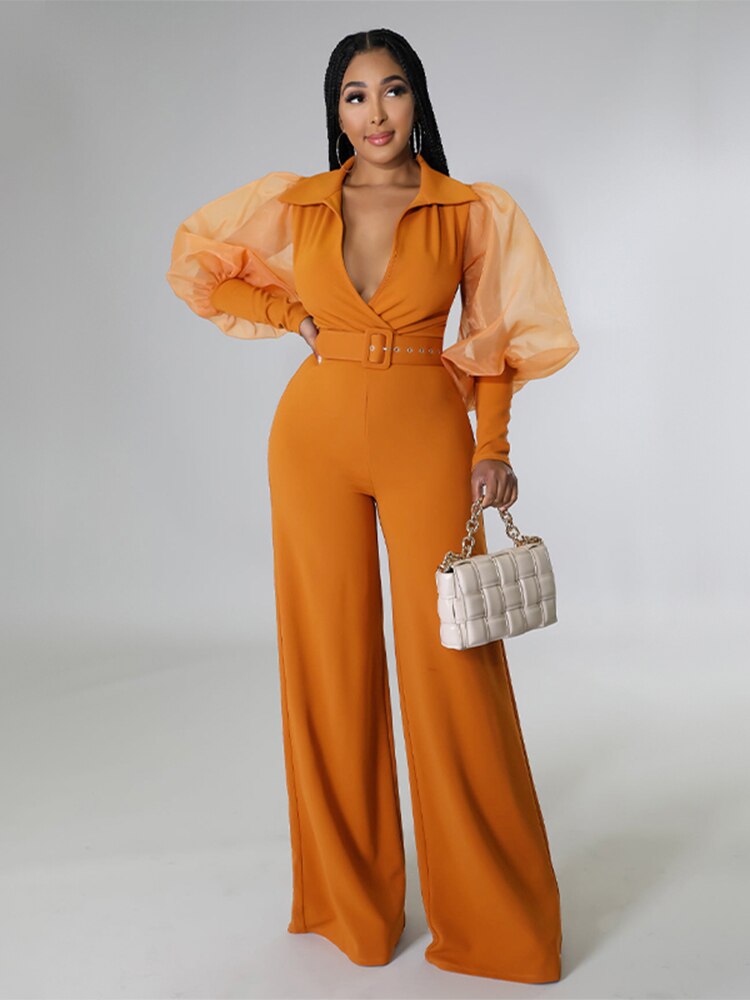 Elegant Jumpsuit with Belt