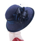 Velvet Wool Felt Wide Brim Party Hat for Women