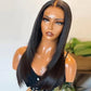 Layered Cut Straight Human Hair Wig For Women