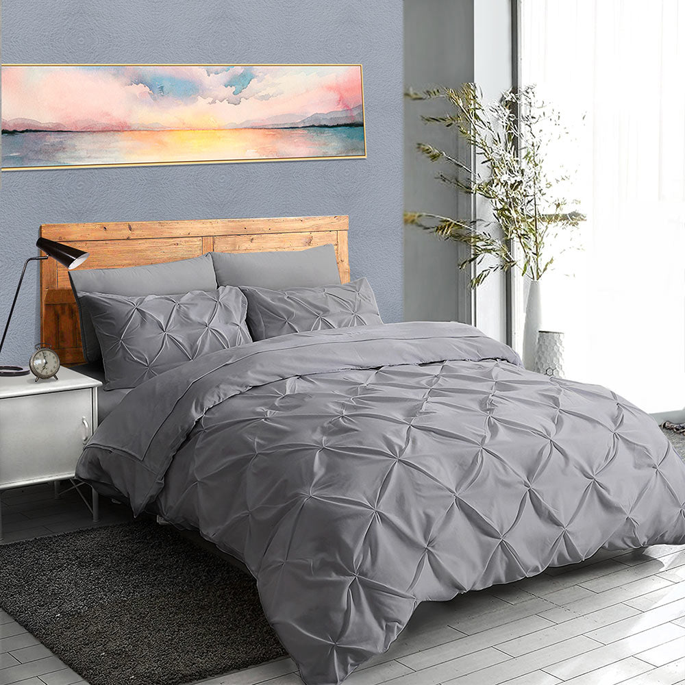 Luxury Bedding Set Duvet Comforter Cover With 2 Pillows Case 240x220