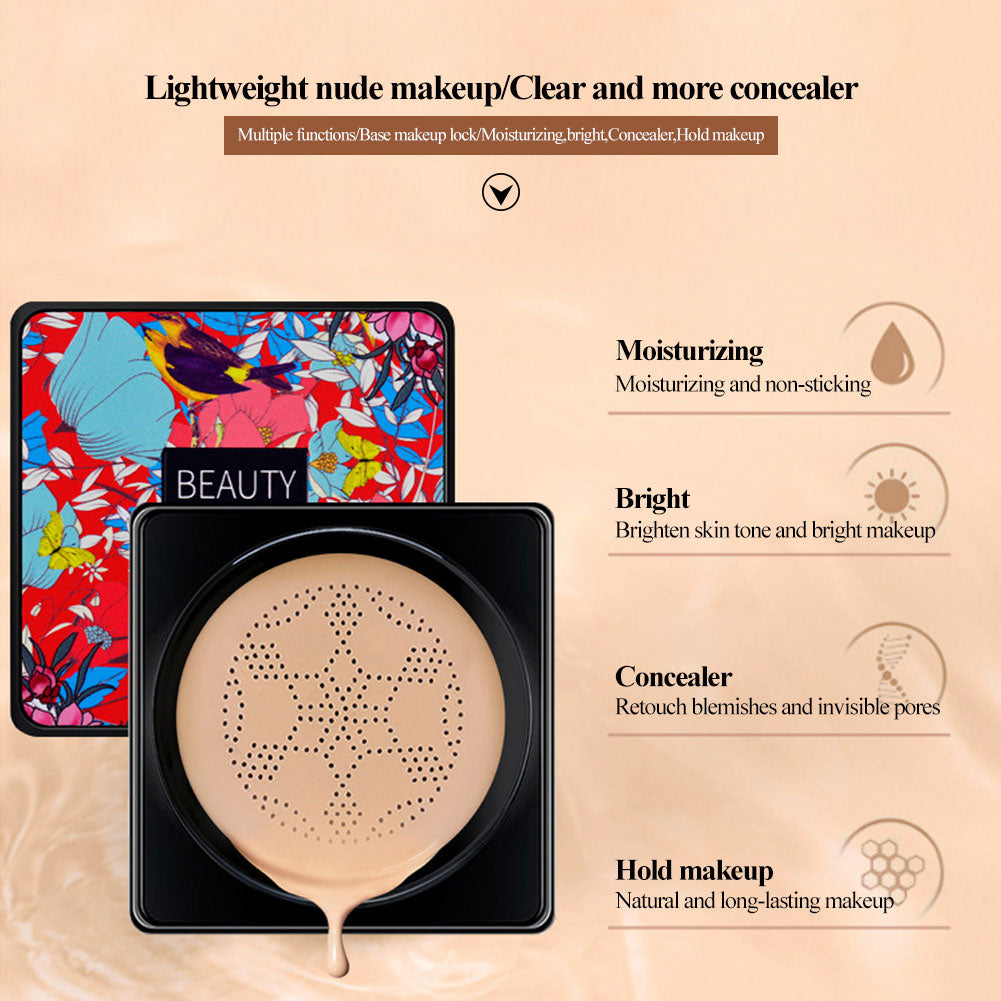 Magic Foundation Mushroom Head Air Cushion Cc Cream Waterproof Brighten Foundation Cream