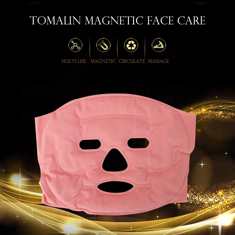 Magnetic Ice Gel Mask Anti Aging Wrinkle Removal Relax Hot Compress Cold Cooling Facial Mask
