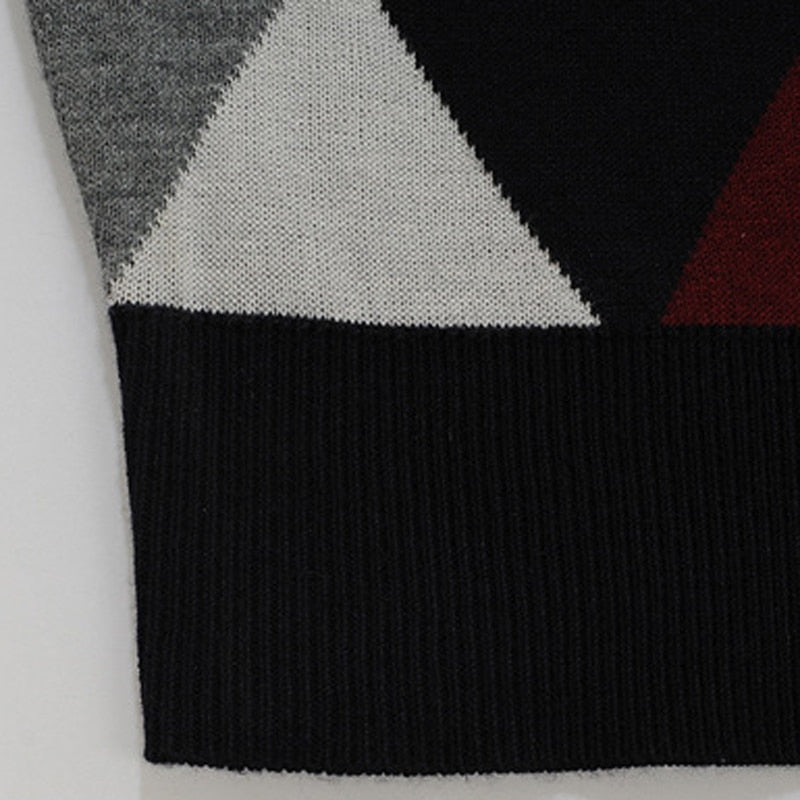 Pullover Sleeveless V Neck Sweater Vest